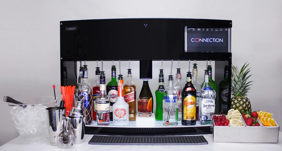 Macchina Connection configurata con integrazione fusti