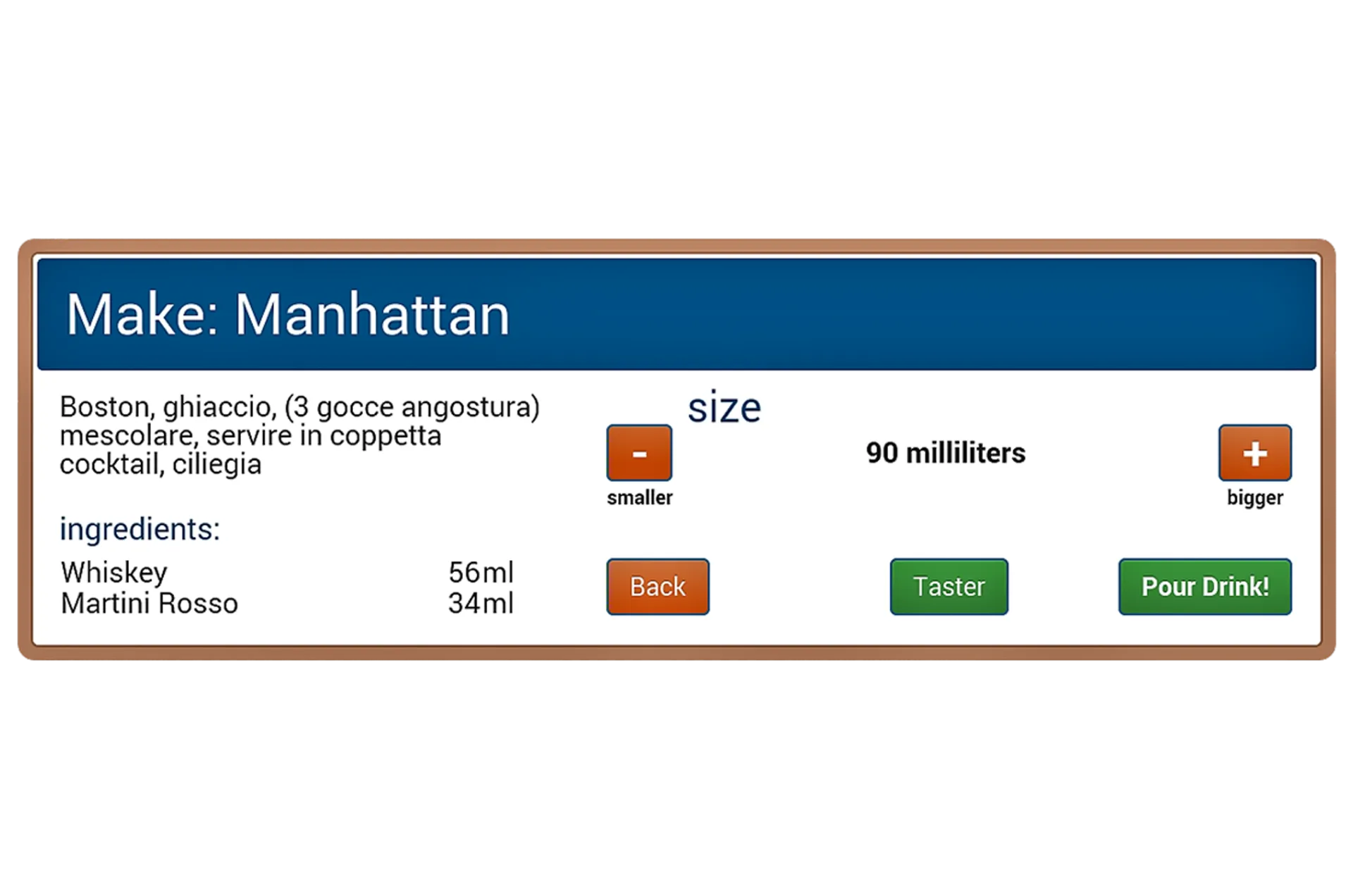 Integrazione con impianto di spillatura fusti